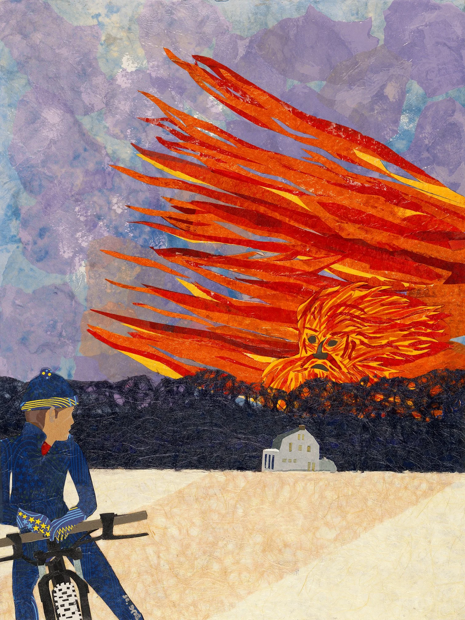 Fire and Ice — DUG Art: Cycling Art by Doug Dale